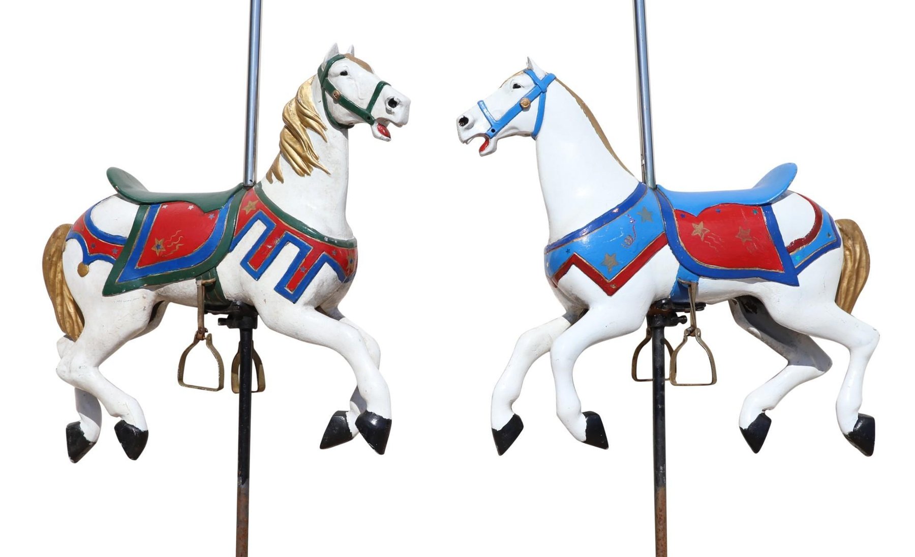 Image for William F. Mangels Kiddie Galloping Carousel Horses