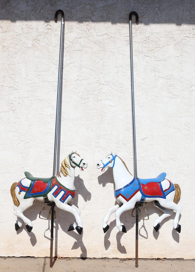 Image for William F. Mangels Kiddie Galloping Carousel Horses