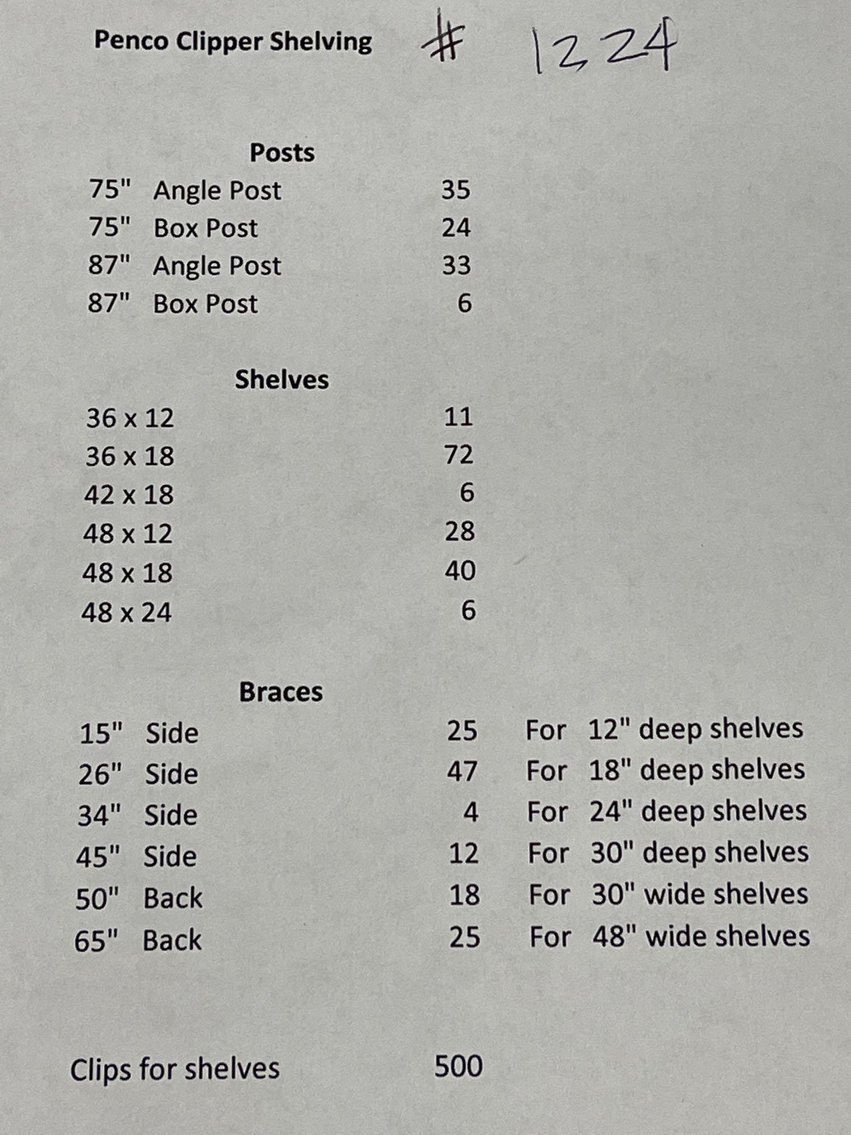 Image for Penco Clipper Shelving Componets