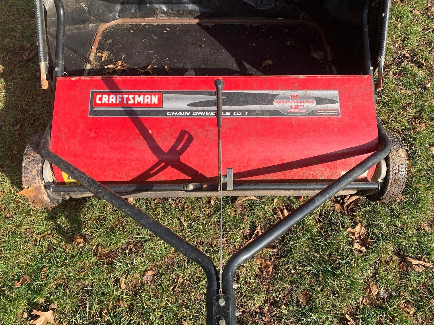 Image for Craftsman Lawn Sweeper