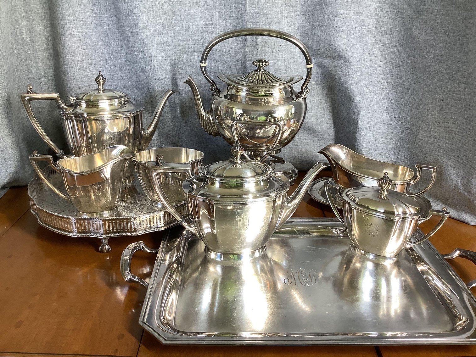 Image for Wallace Silver Plate Tea Service