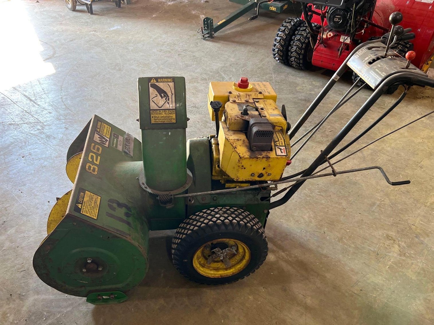 Image for John Deere Snowblower 826