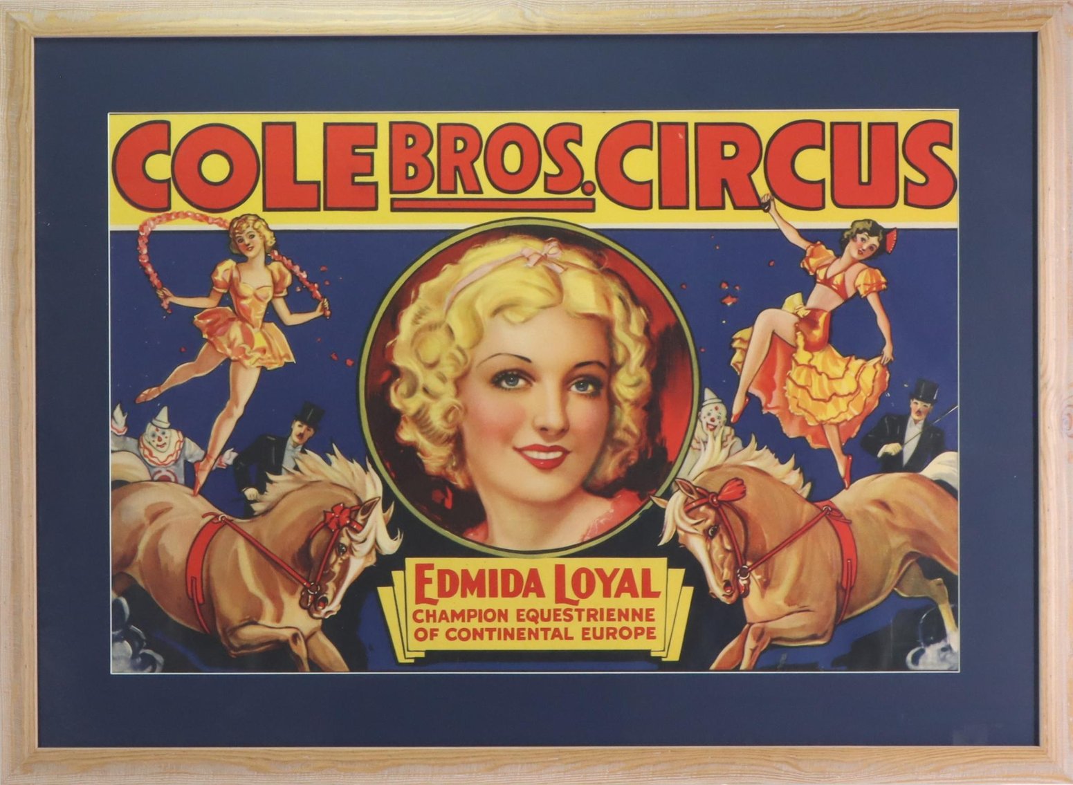 Image for Barnum & Bailey - Madame Olympia Desvall Circus Poster