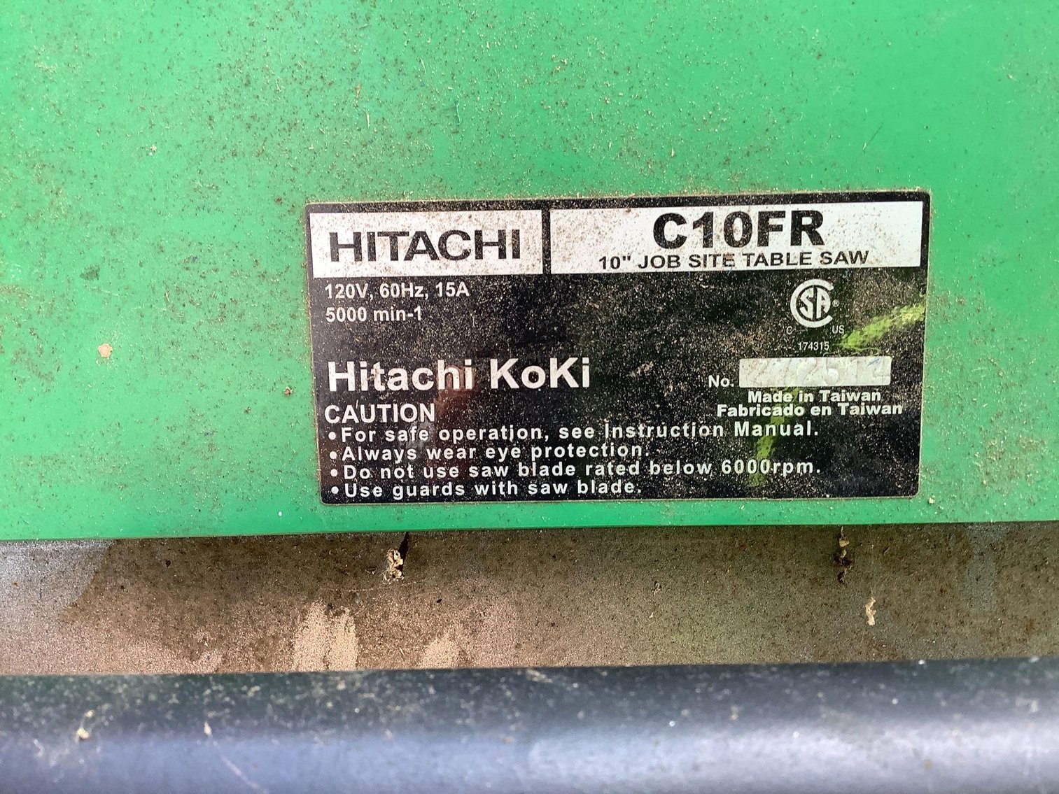Image for Hitachi C10FR Table Saw
