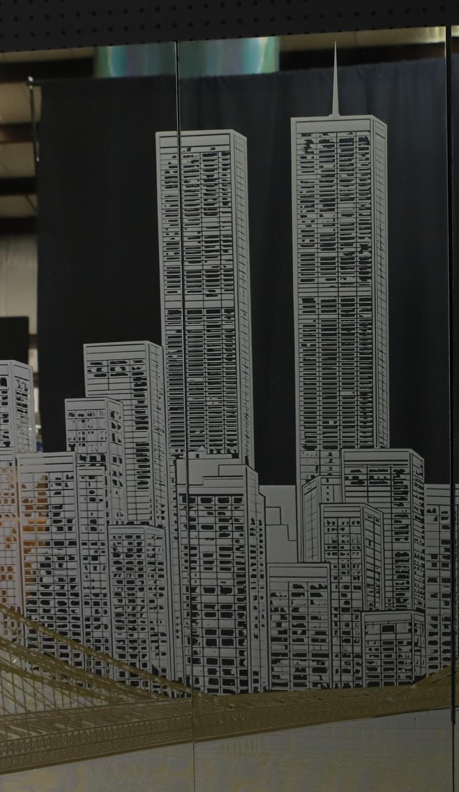 Image for Manhattan Skyline Mirror Panels
