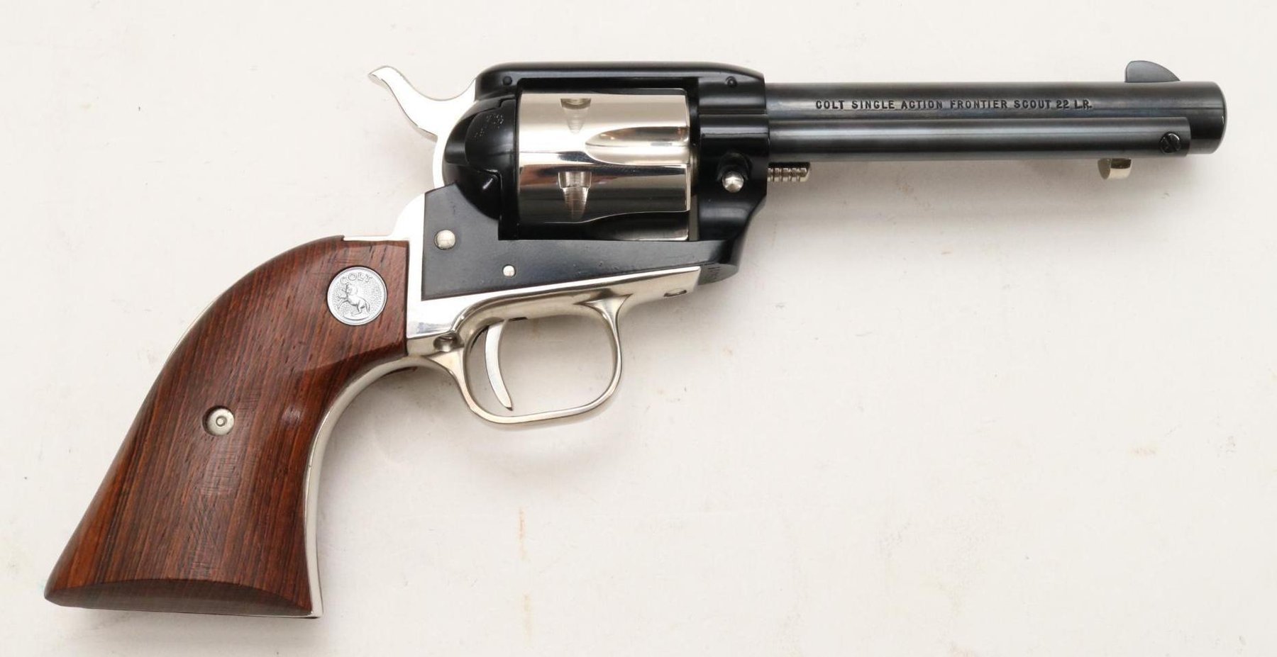 Image for Cased Colt Wyoming Diamond Jubilee Commemorative Single Action Frontier Scout Single Action Revolver