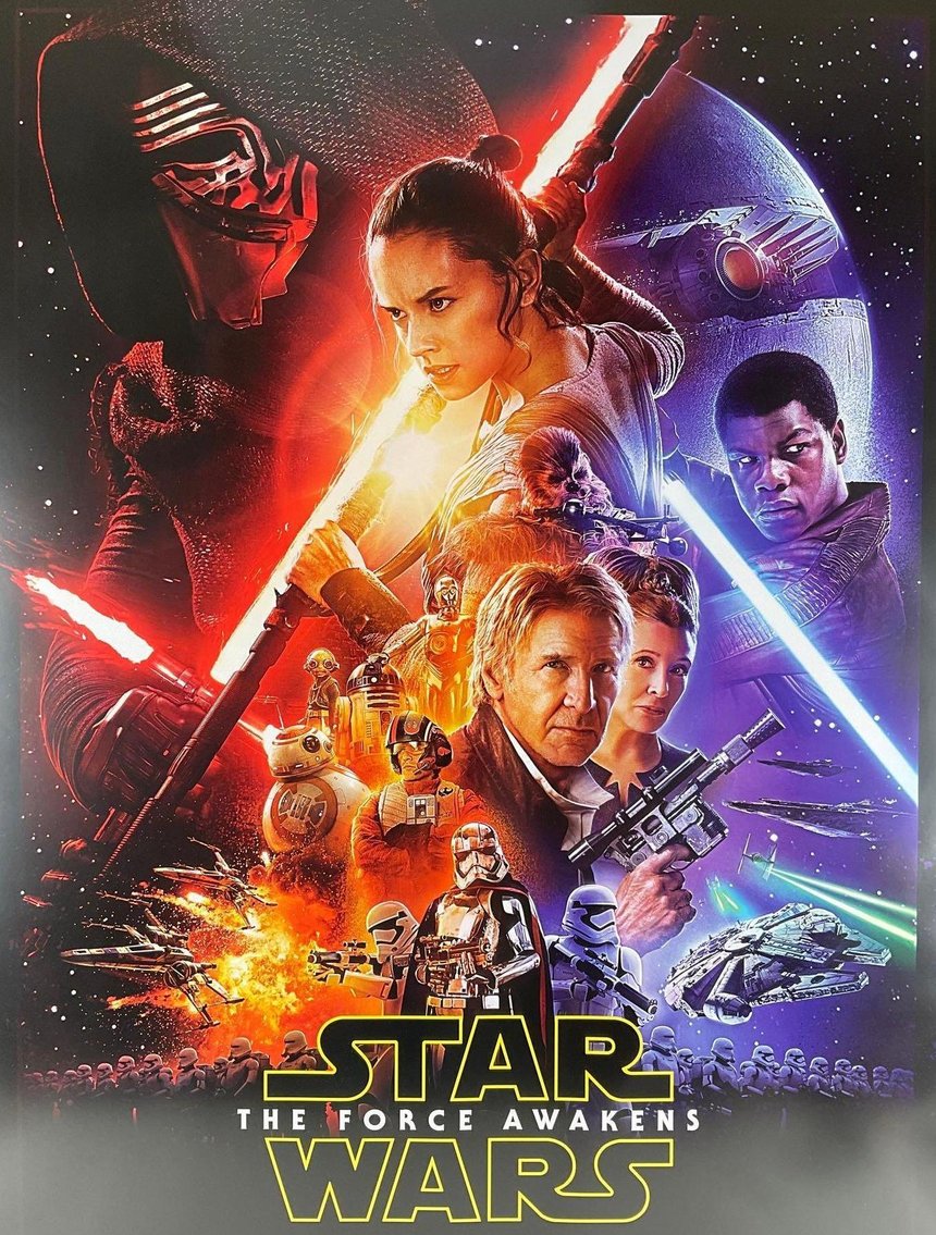 Image for Star Wars, The Force Awakens Movie Poster