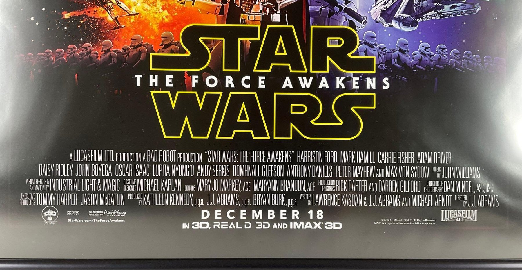 Image for Star Wars, The Force Awakens Movie Poster