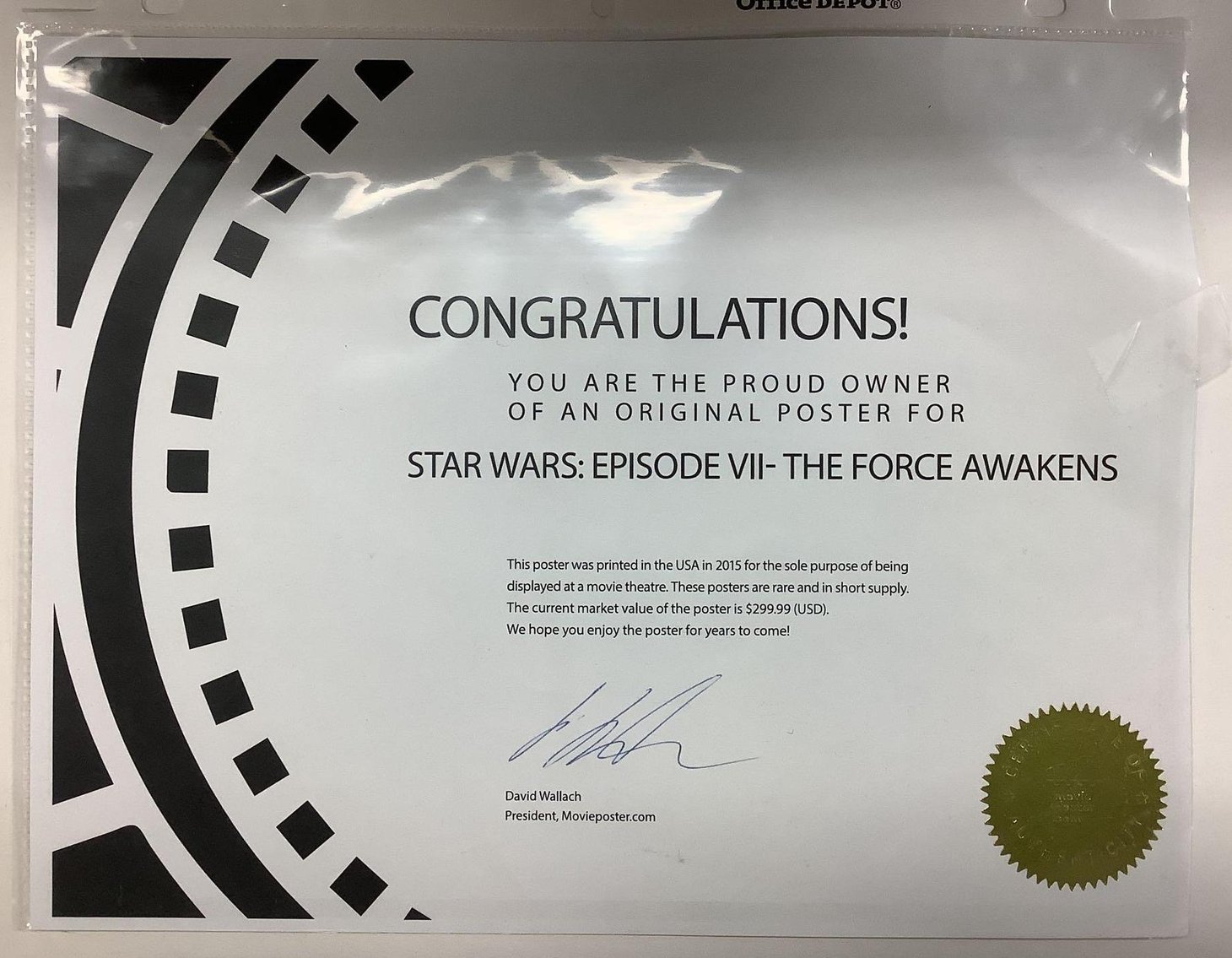 Image for Star Wars, The Force Awakens Movie Poster