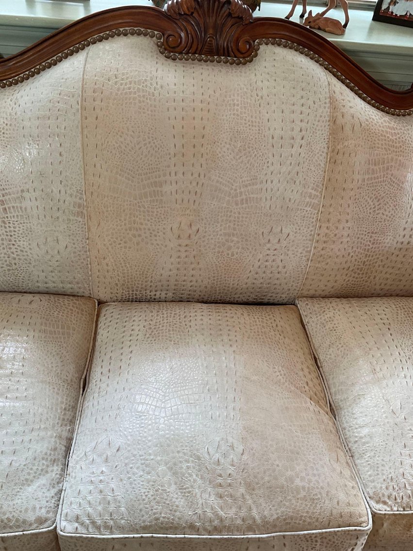 Image for Thomasville Leather Sofa