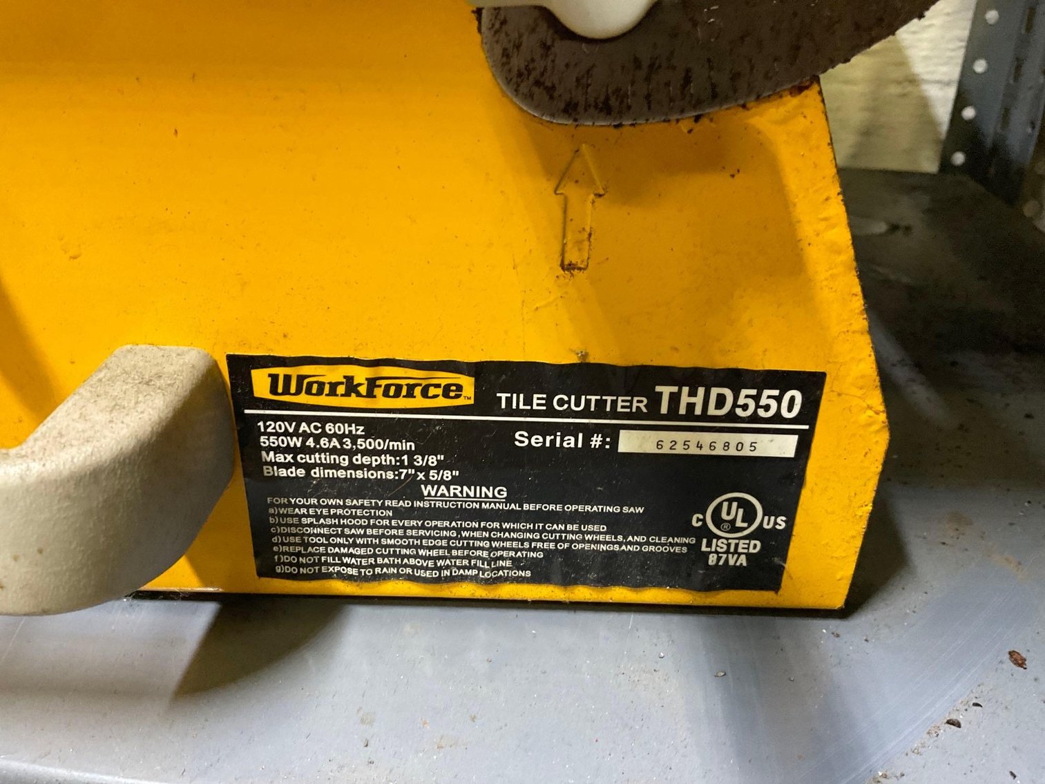 Image for Workforce Tile Saw