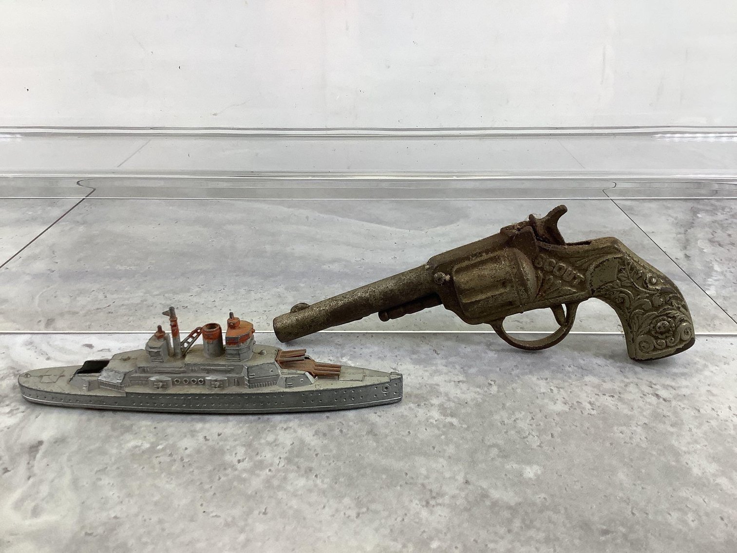 Image for Military Themed Tin Lithograph Toys & Cap Gun