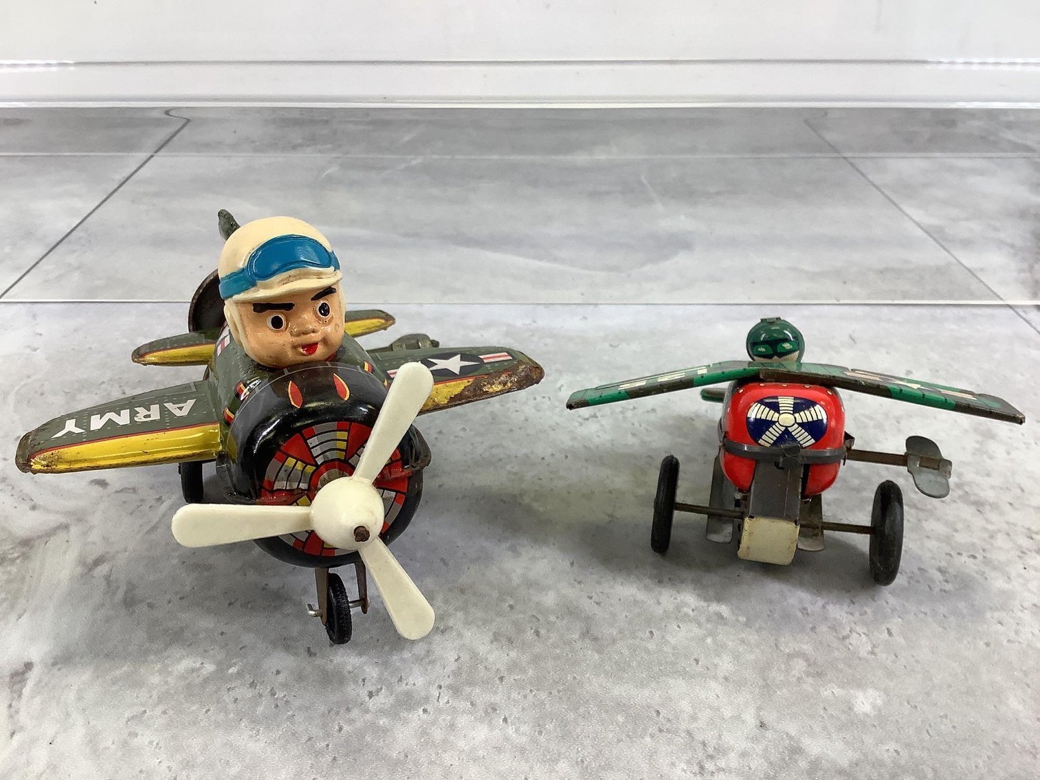 Image for Military Themed Tin Lithograph Toys & Cap Gun