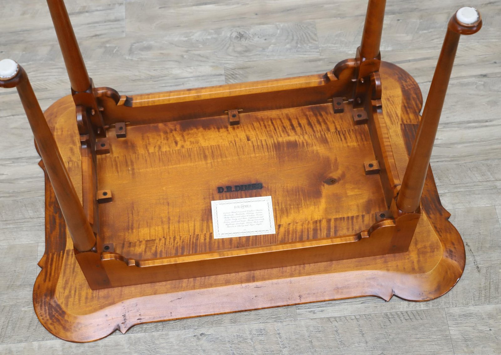 Image for D.R. Dimes Tiger Maple Tavern Table