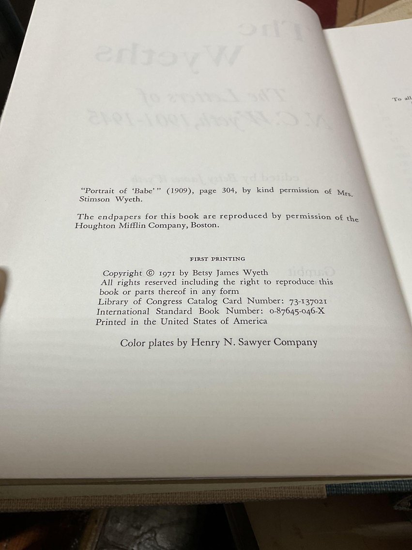 Image for Wyeth Books and Poster