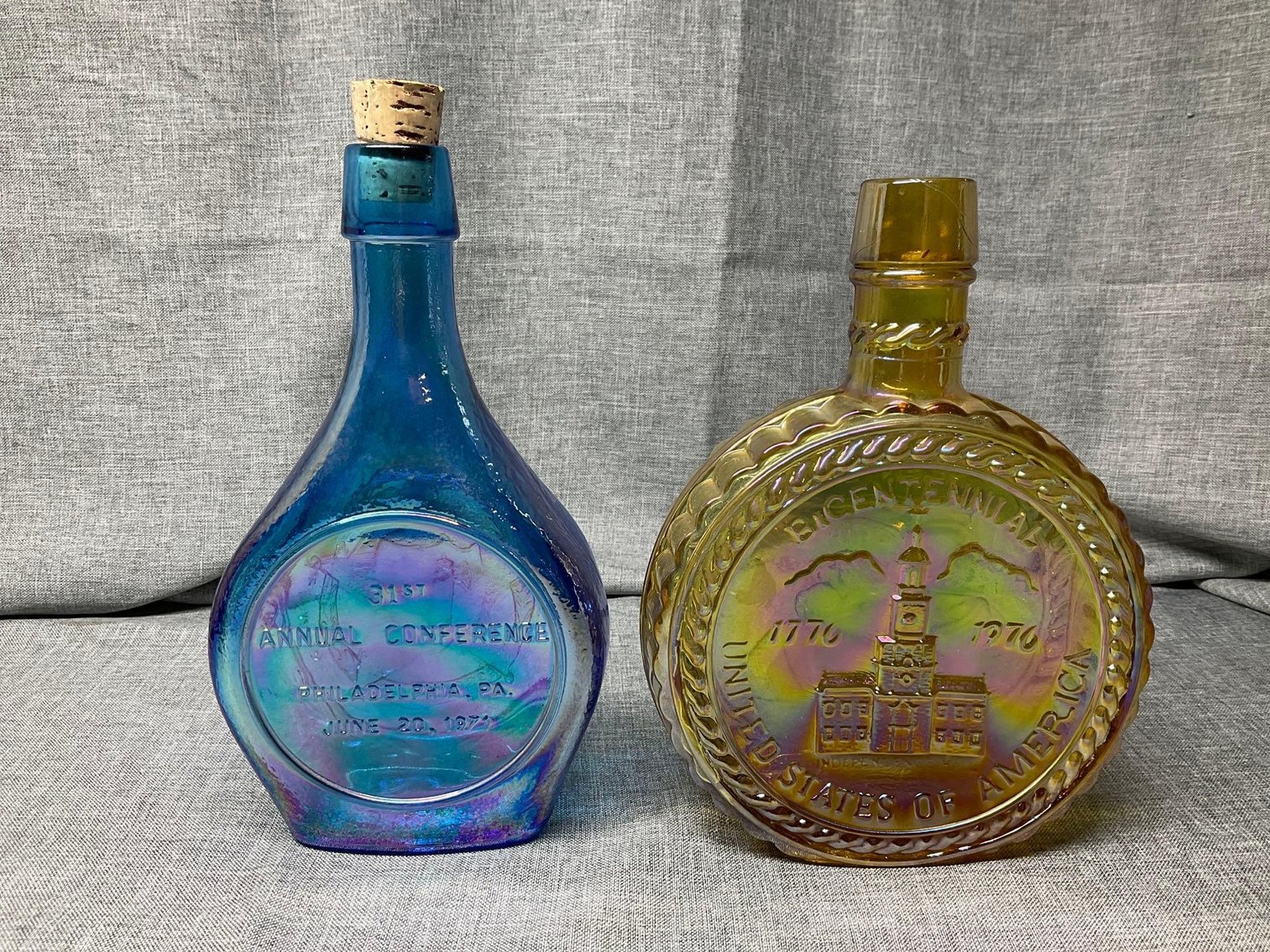 Image for Holly City Carnival Glass Bottles