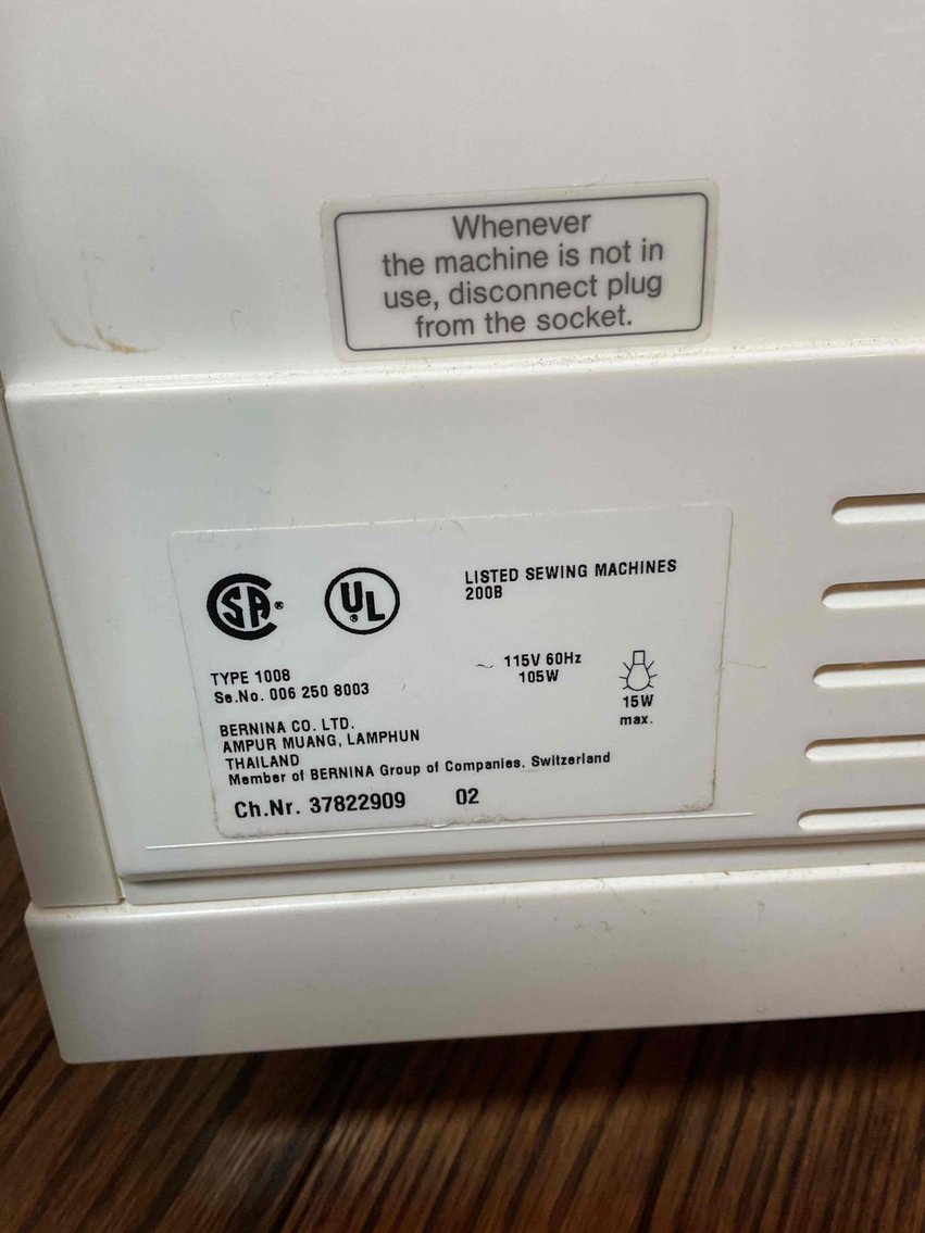 Image for Bernina Sewing Machine