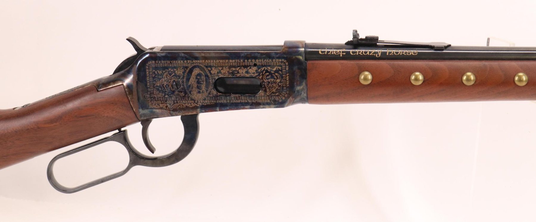 Image for Winchester 1894 Chief Crazy Horse Commemorative Carbine Lever Action Rifle
