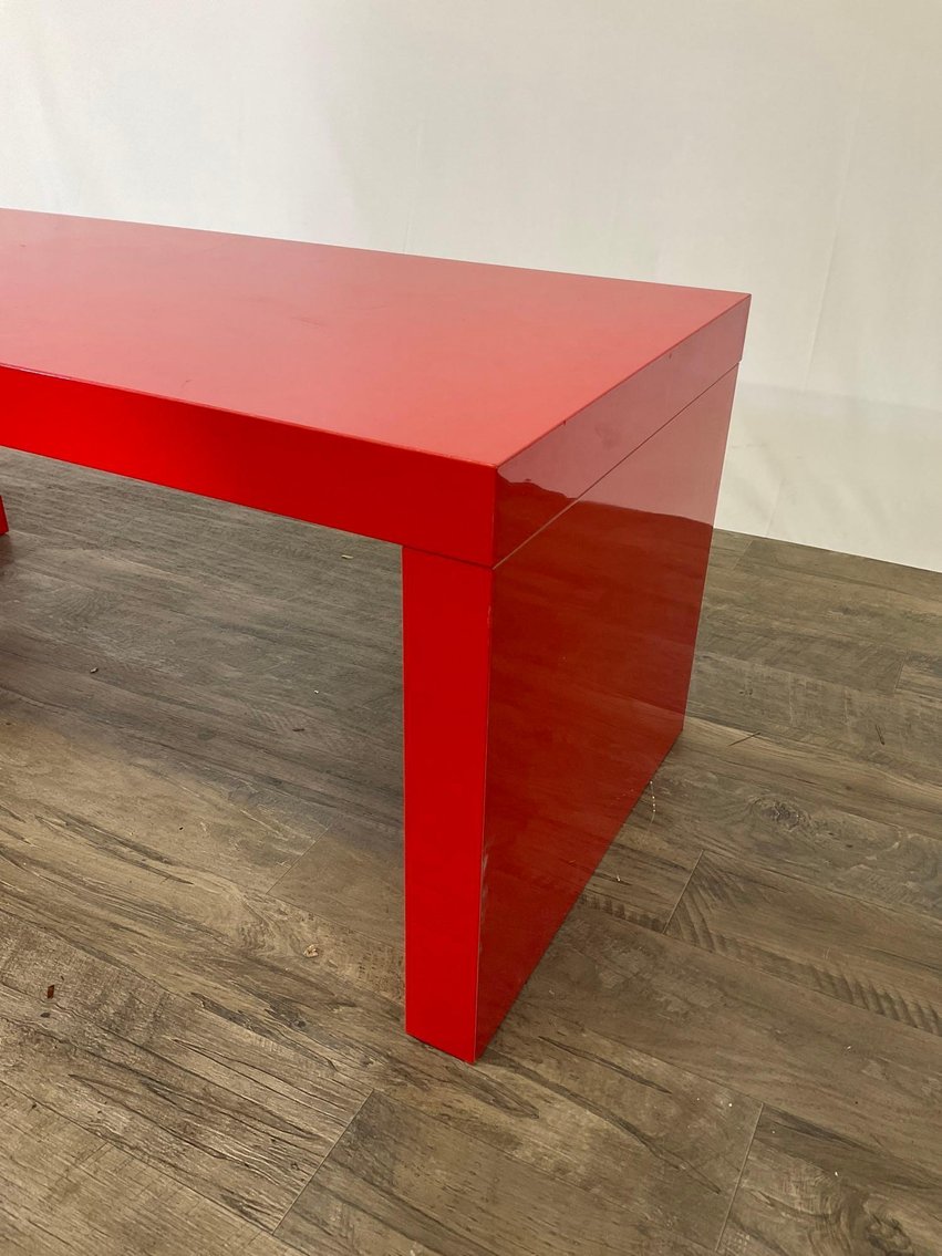 Image for Kartell Wastebasket and Ikea Coffee Table