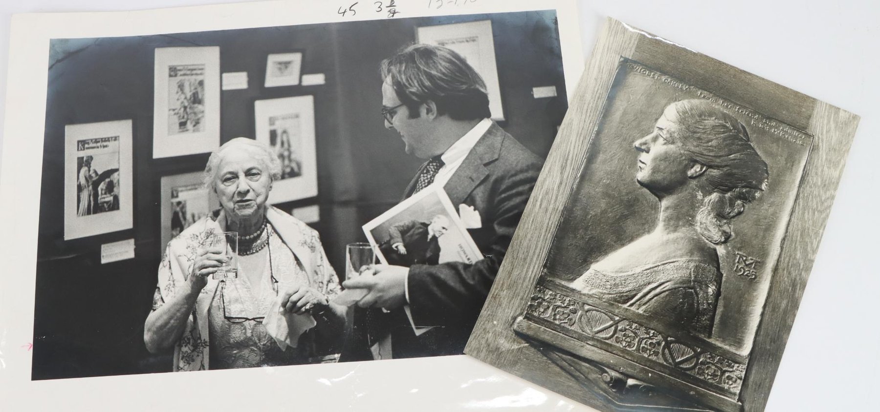 Image for Portraits of Violet Oakley by Edith Emerson and Accompanying Materials