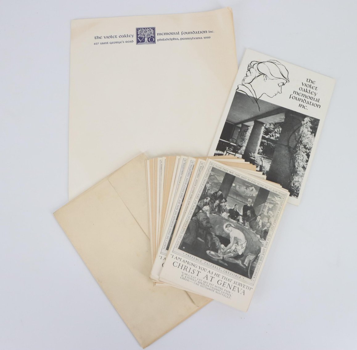 Image for Portraits of Violet Oakley by Edith Emerson and Accompanying Materials