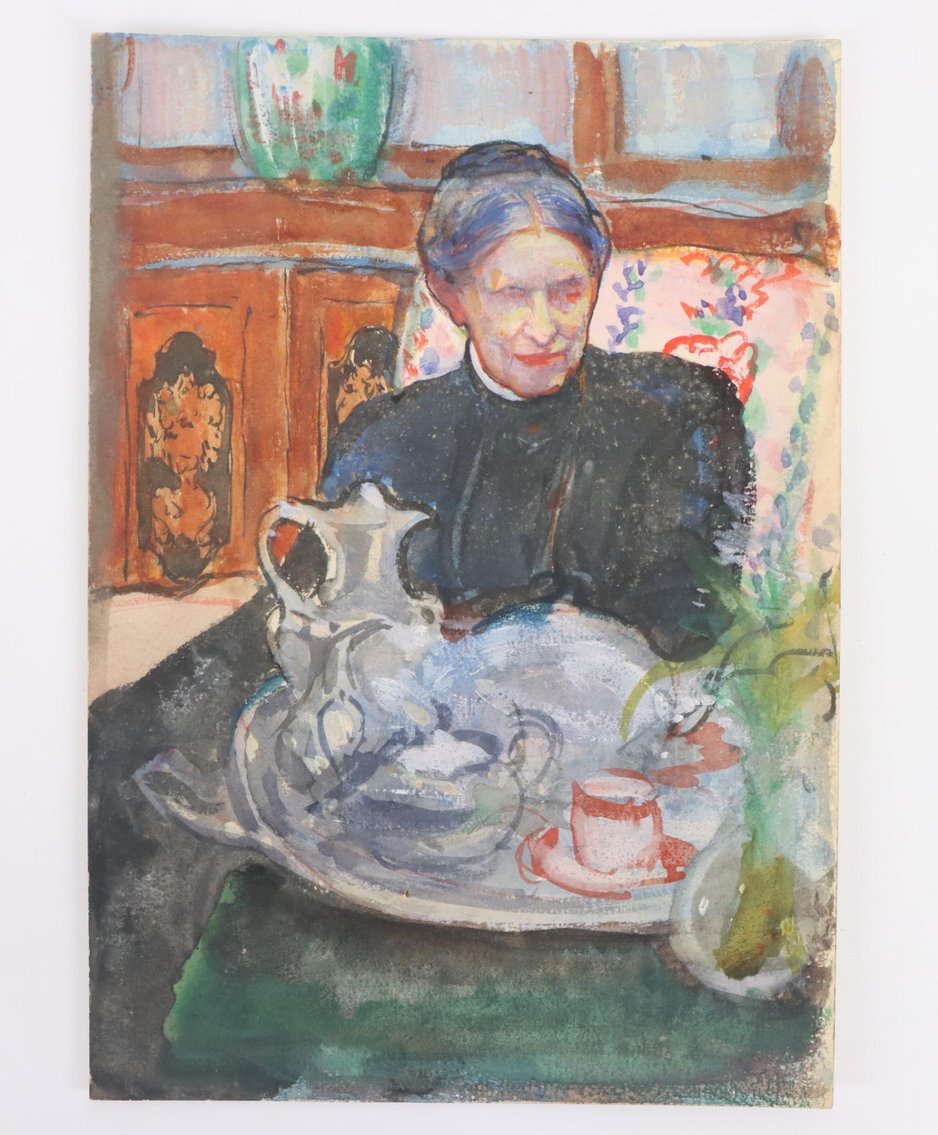 Image for Portraits of Violet Oakley by Edith Emerson and Accompanying Materials