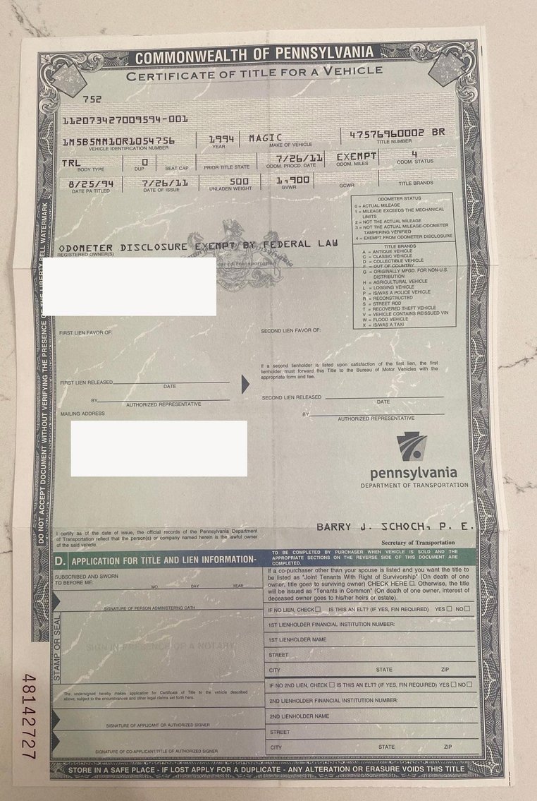 Image for 1994 Magic Trailer