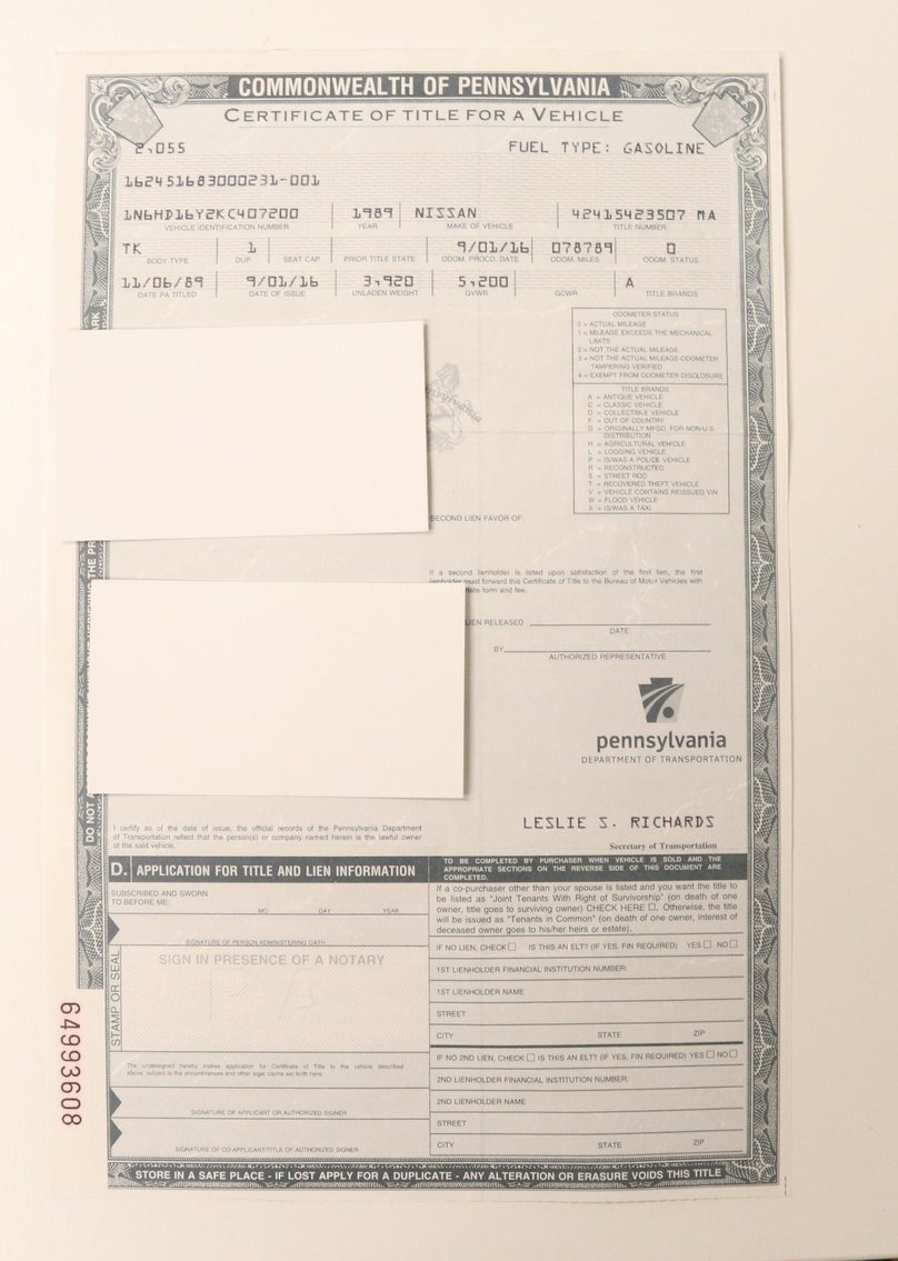 Image for 1989 Nissan Pickup Truck