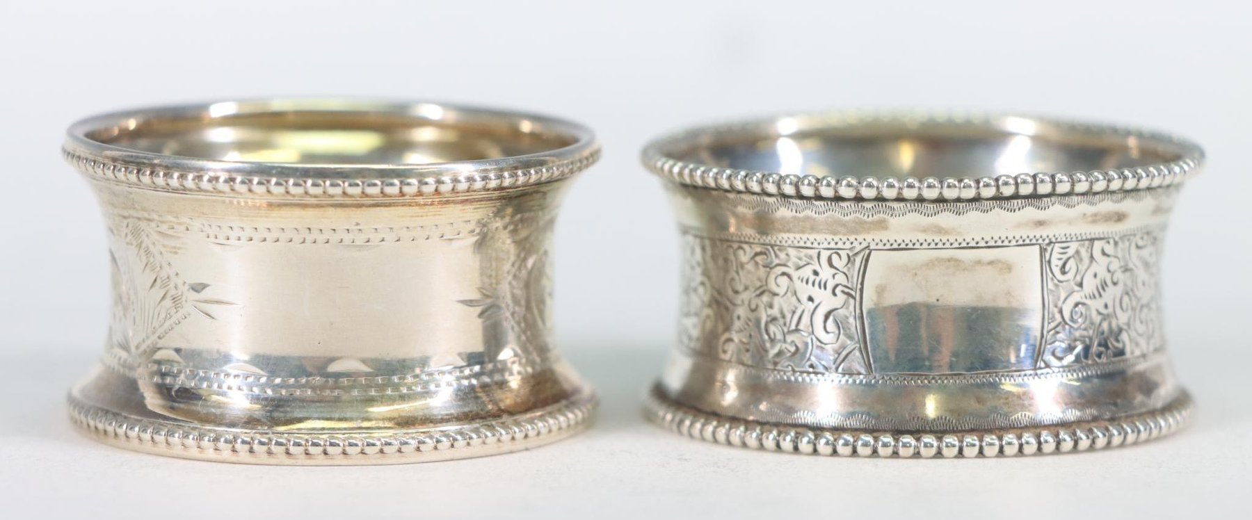 Image for Victorian and Later British Sterling Silver Napkin Rings