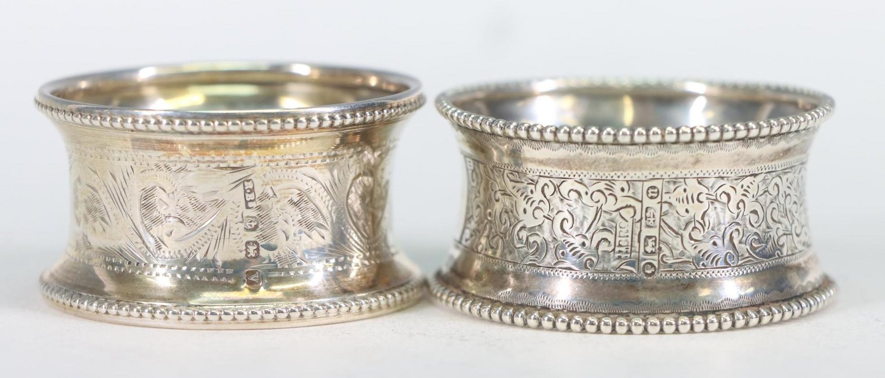 Image for Victorian and Later British Sterling Silver Napkin Rings