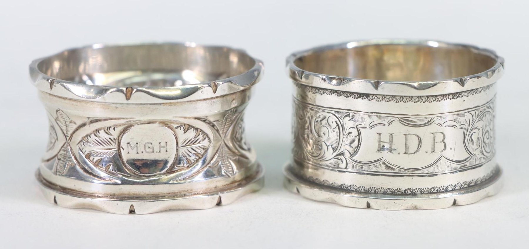 Image for Victorian and Later British Sterling Silver Napkin Rings