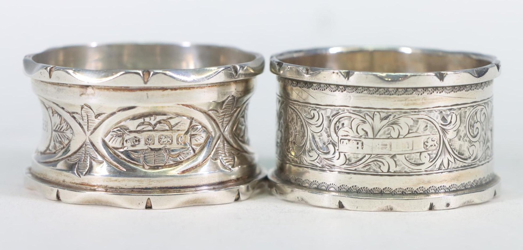 Image for Victorian and Later British Sterling Silver Napkin Rings
