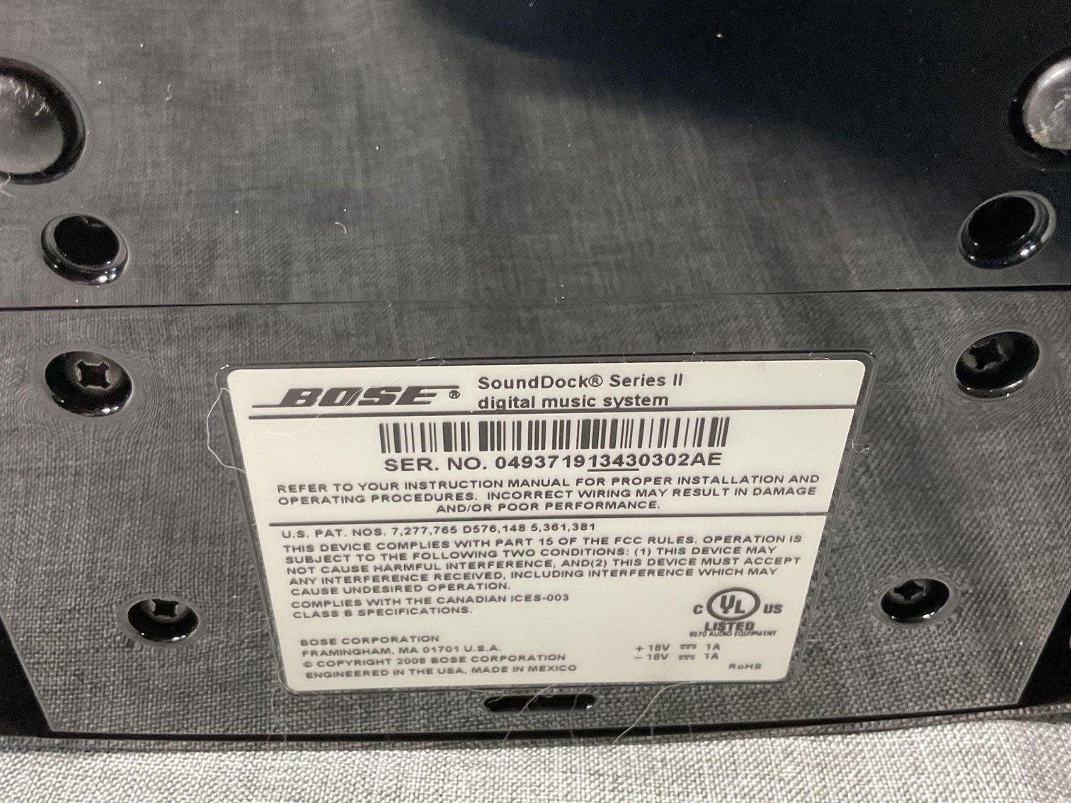 Image for Bose Sound Dock