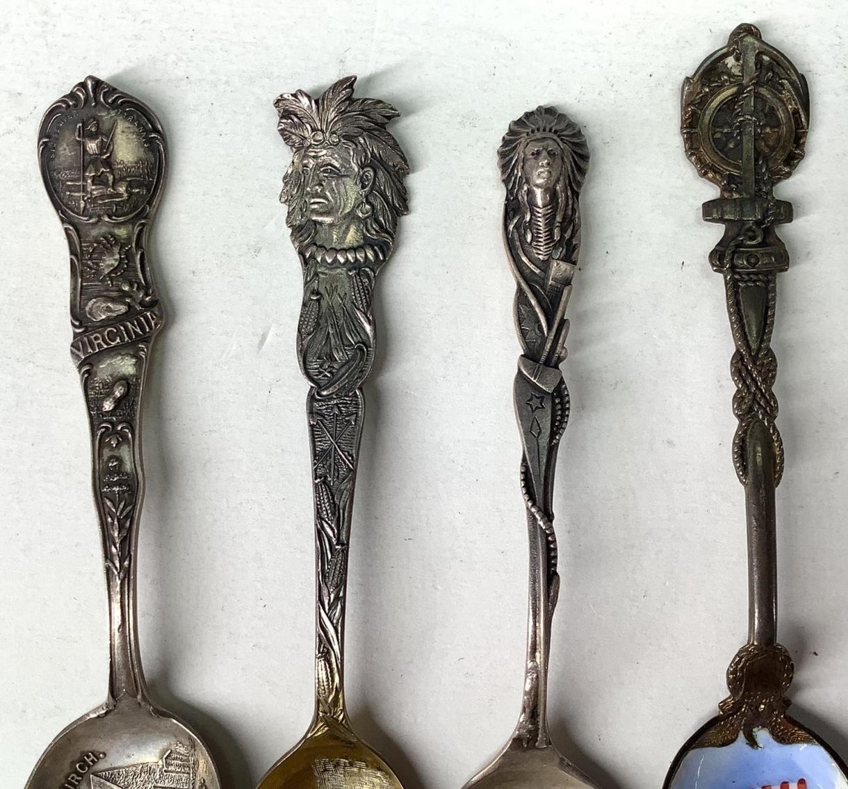 Image for Sterling Silver Souvenir Spoons