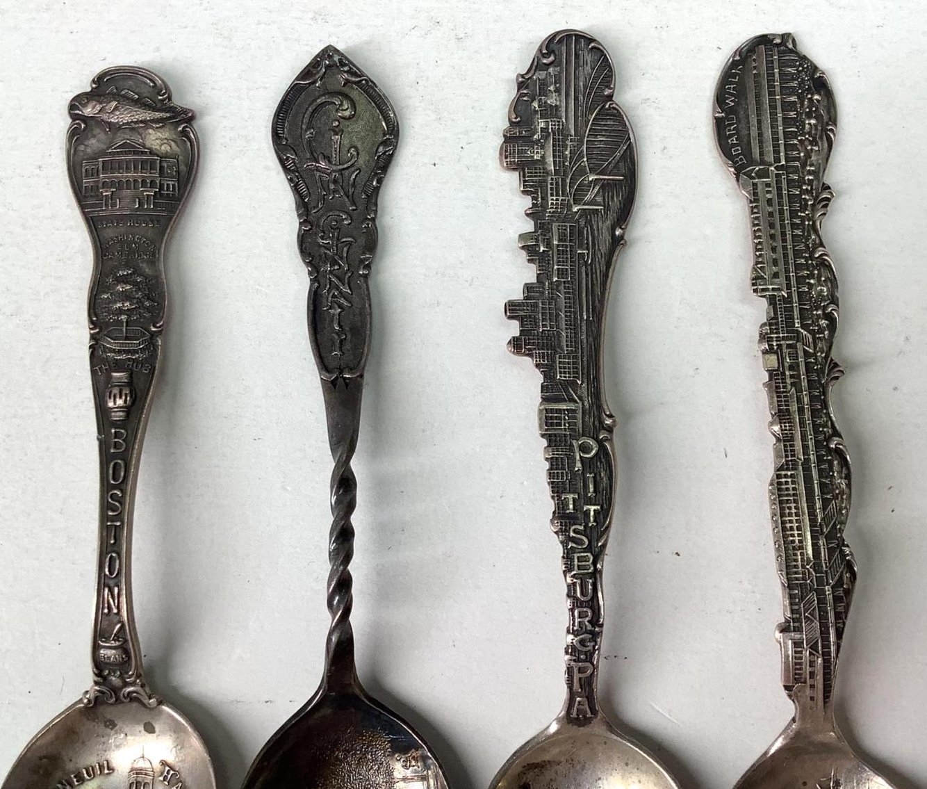 Image for Sterling Silver Souvenir Spoons