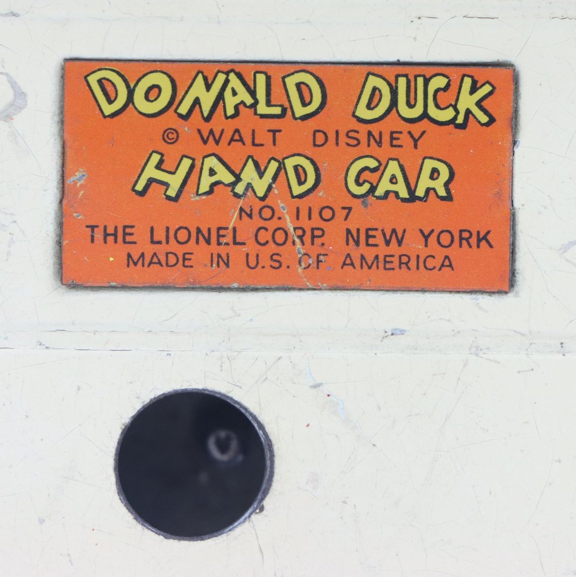Image for Lionel Trains Donald Duck Hand Car
