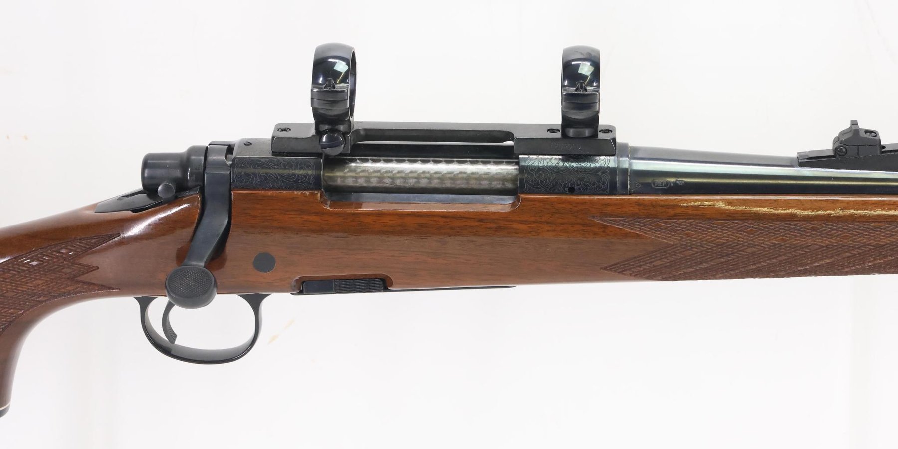 Image for Engraved Remington 700 BDL DBM Bolt Action Rifle