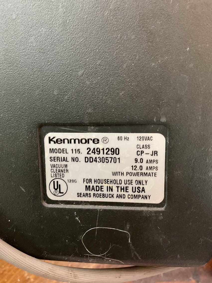 Image for Kenmore Canister Vacuum