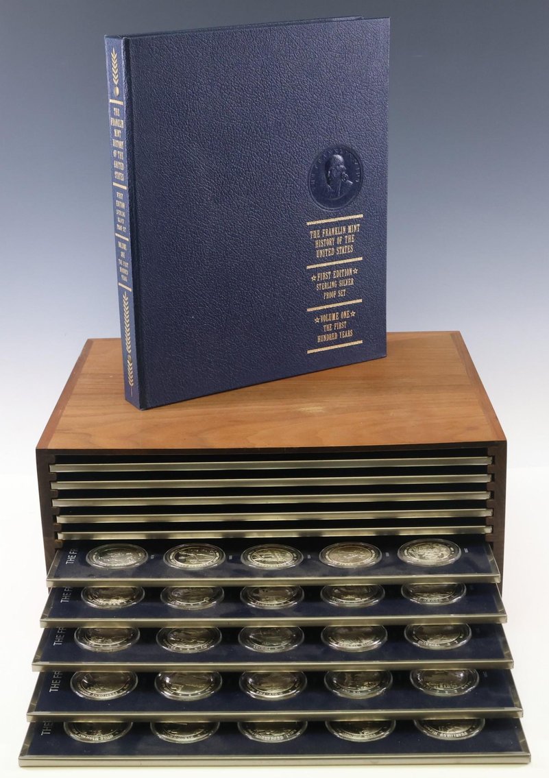 Image for Franklin Mint Sterling Silver History of the United States Medals