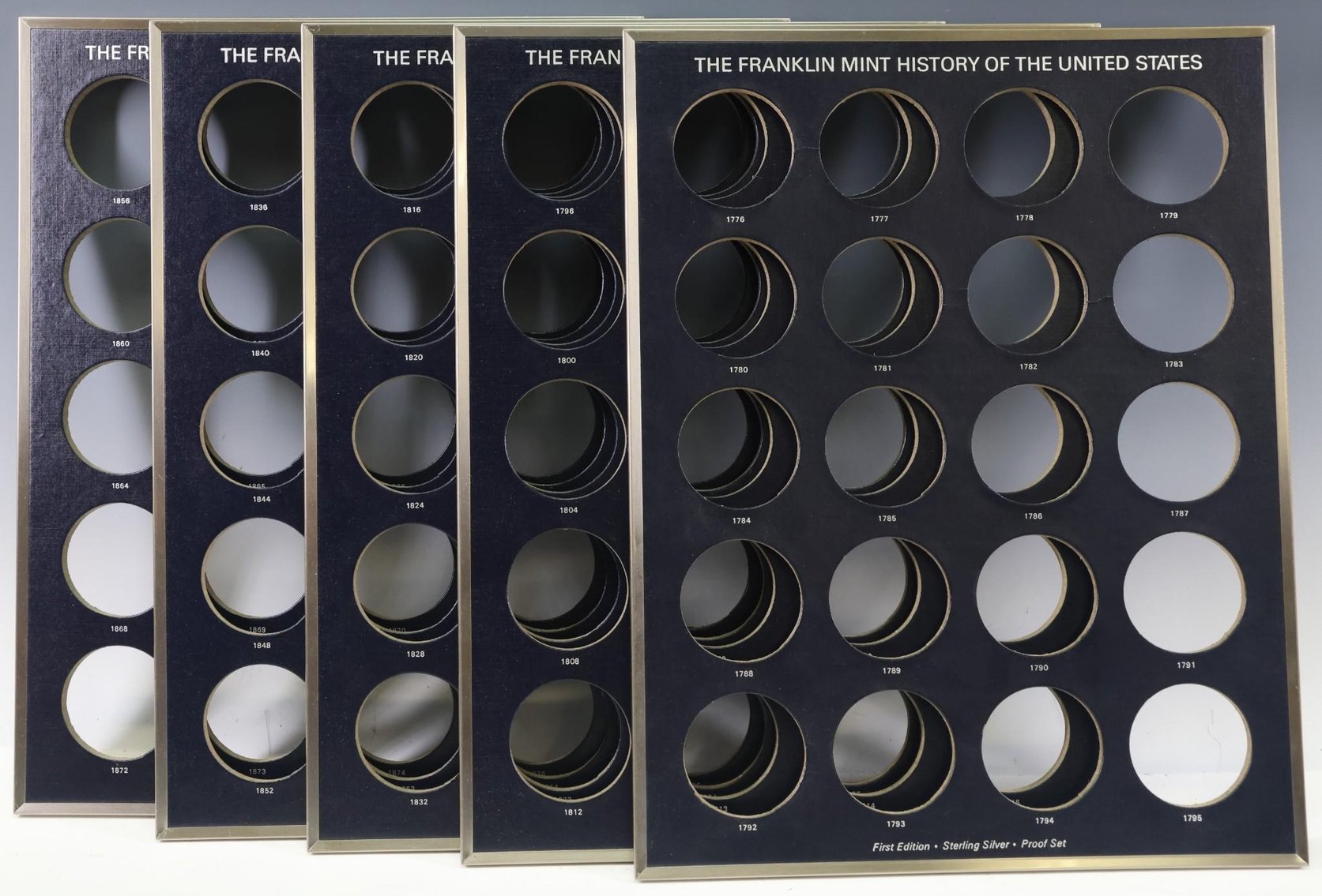 Image for Franklin Mint Sterling Silver History of the United States Medals