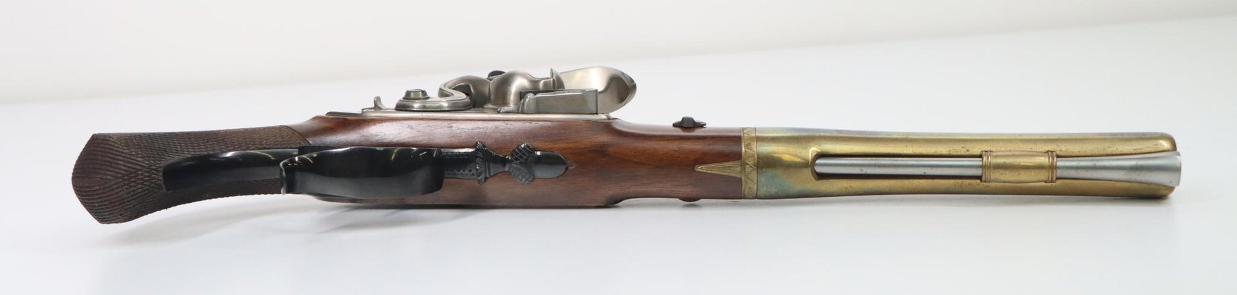 Image for Cased Pair Uberti Reproduction Robert Wogdon Hamilton/Burr Flintlock Dueling Pistol Set