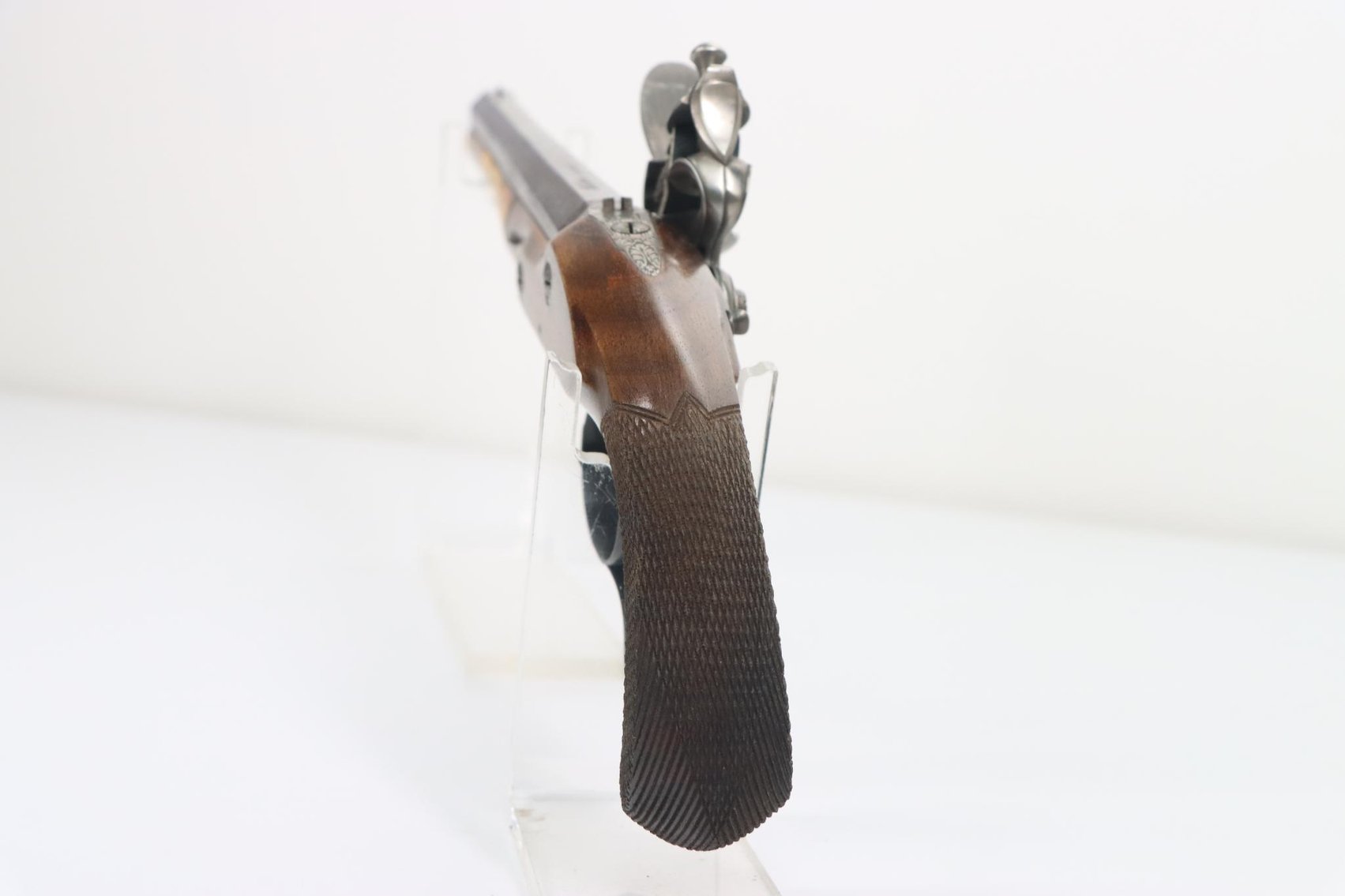 Image for Cased Pair Uberti Reproduction Robert Wogdon Hamilton/Burr Flintlock Dueling Pistol Set