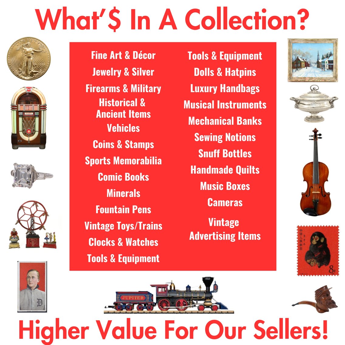 Image for Specialties and Collections | Invitation To Consign