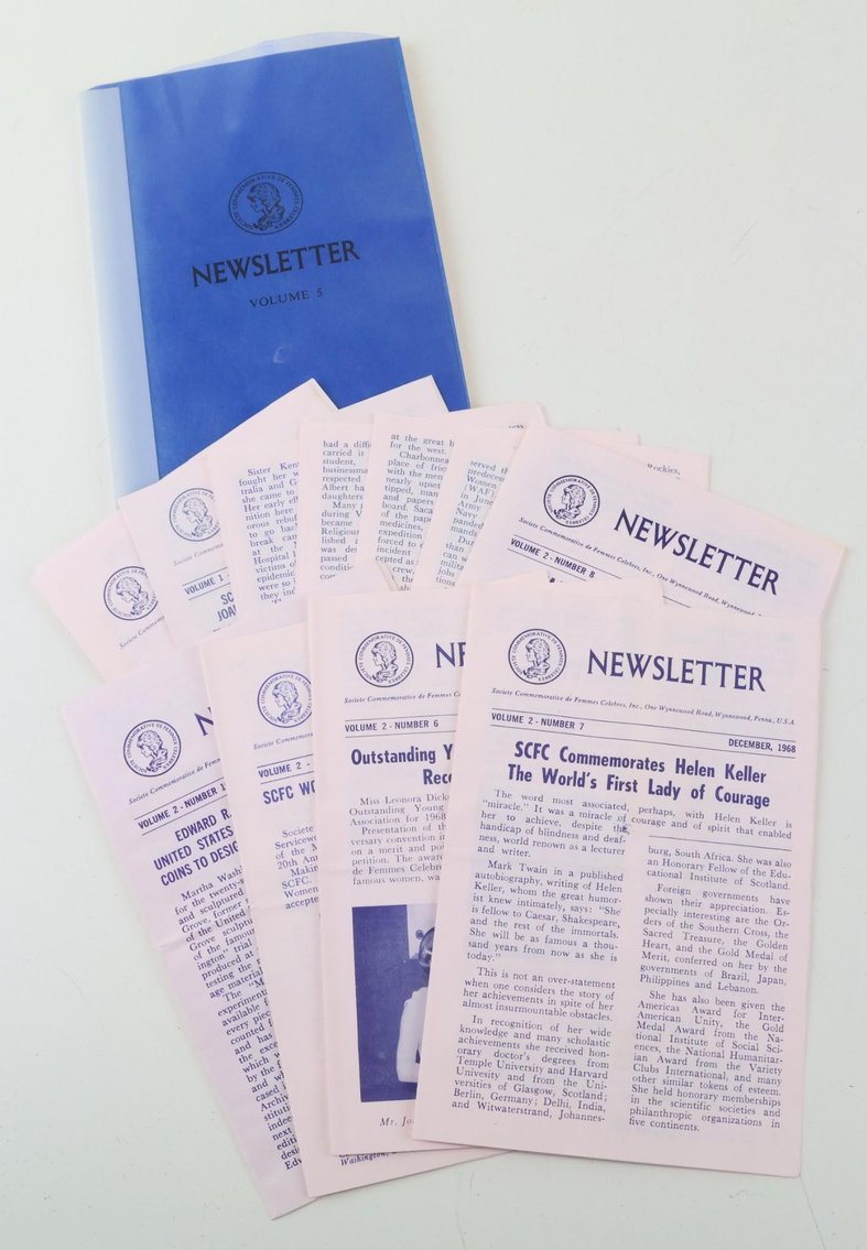 Image for Sterling Silver Societe Commemorative De Femmes Celebres Medals (50)