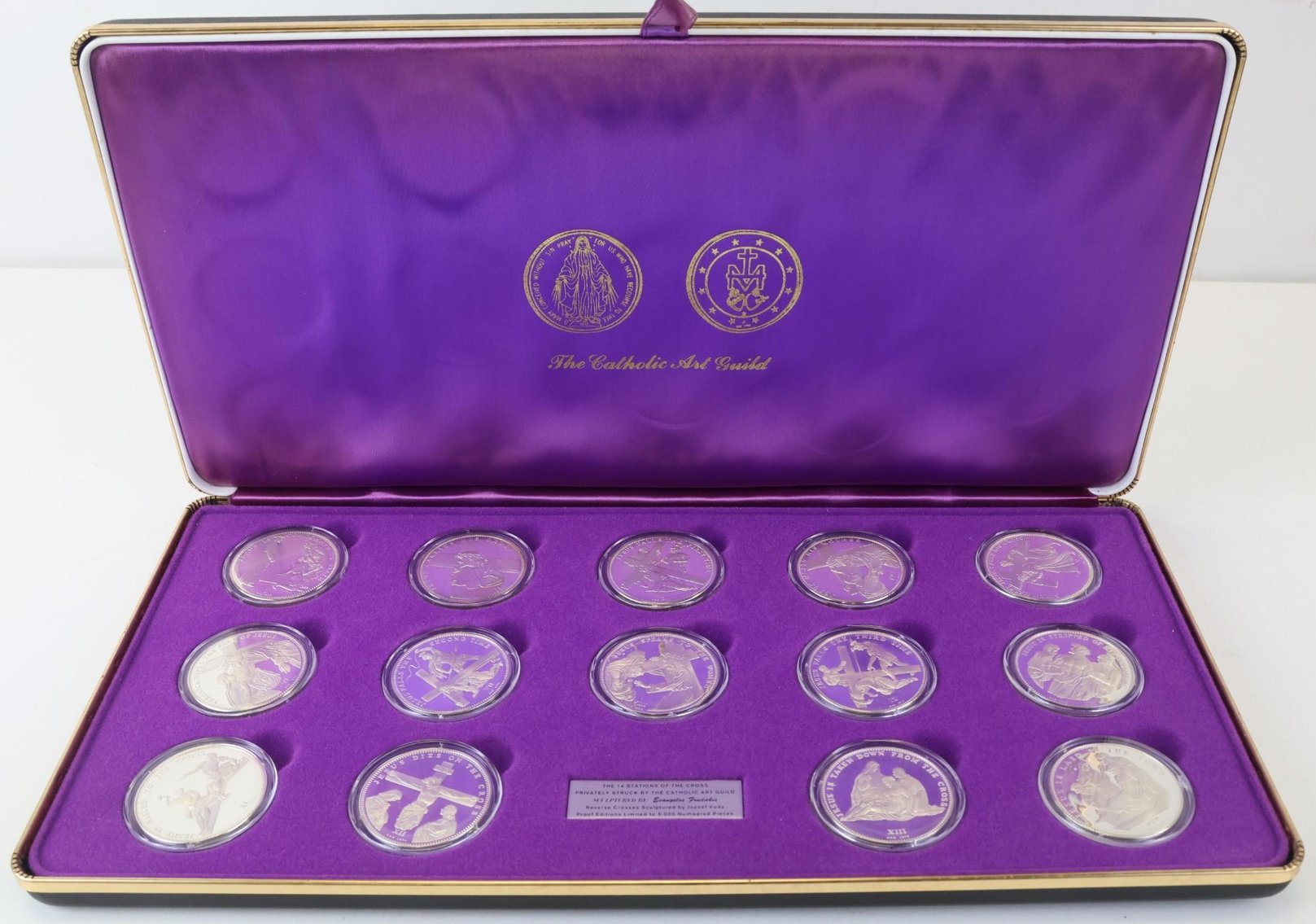 Image for Sterling Silver Catholic Art Guild / Catholic Commemorative Medal Society Medals (50)