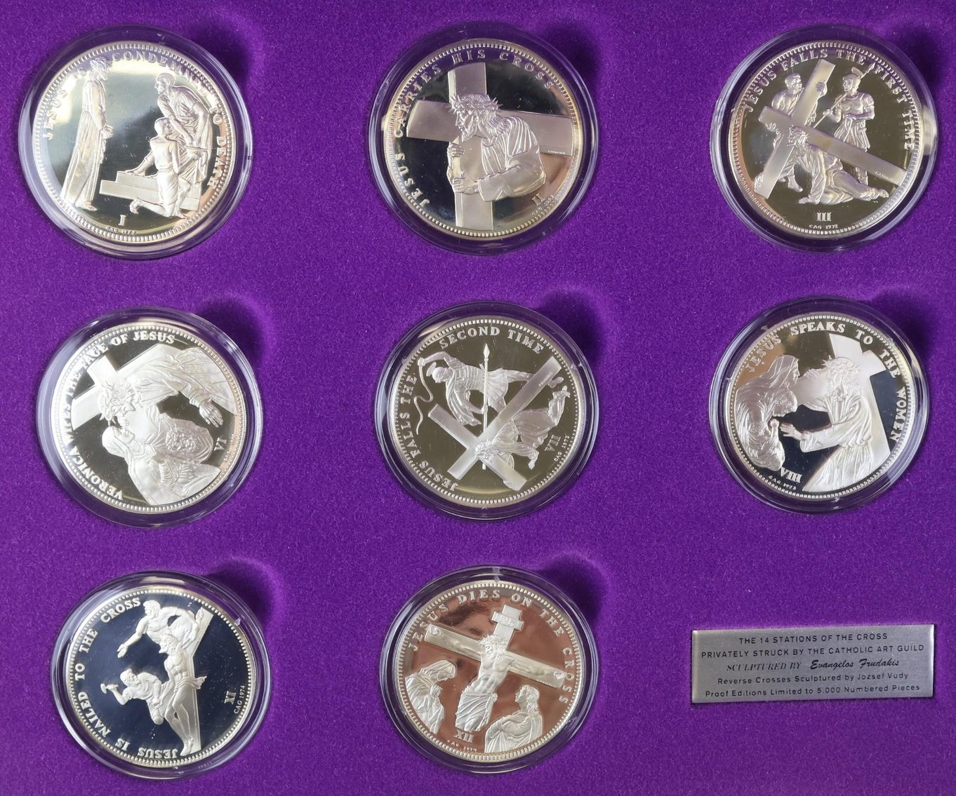 Image for Sterling Silver Catholic Art Guild / Catholic Commemorative Medal Society Medals (50)