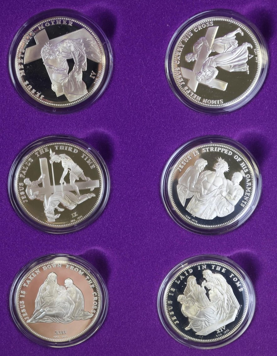 Image for Sterling Silver Catholic Art Guild / Catholic Commemorative Medal Society Medals (50)