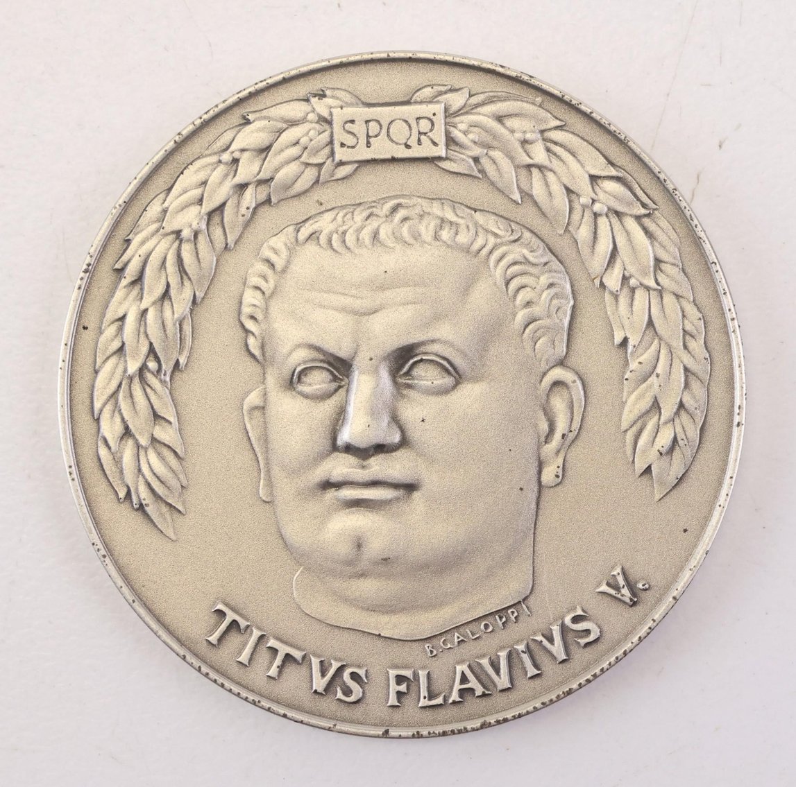 Image for Franklin Mint Sterling Silver Twelve Caesars Medals (12)