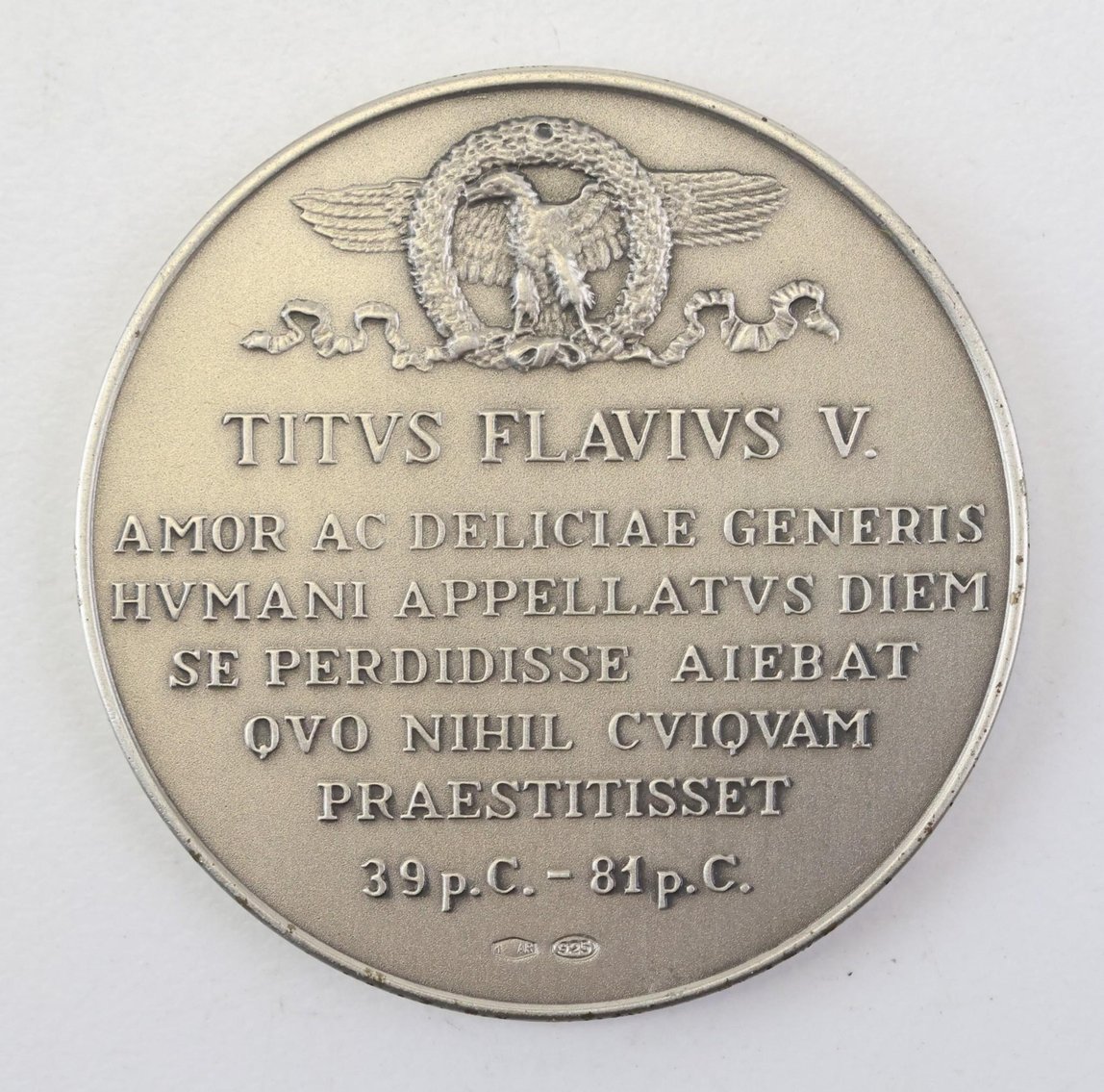 Image for Franklin Mint Sterling Silver Twelve Caesars Medals (12)