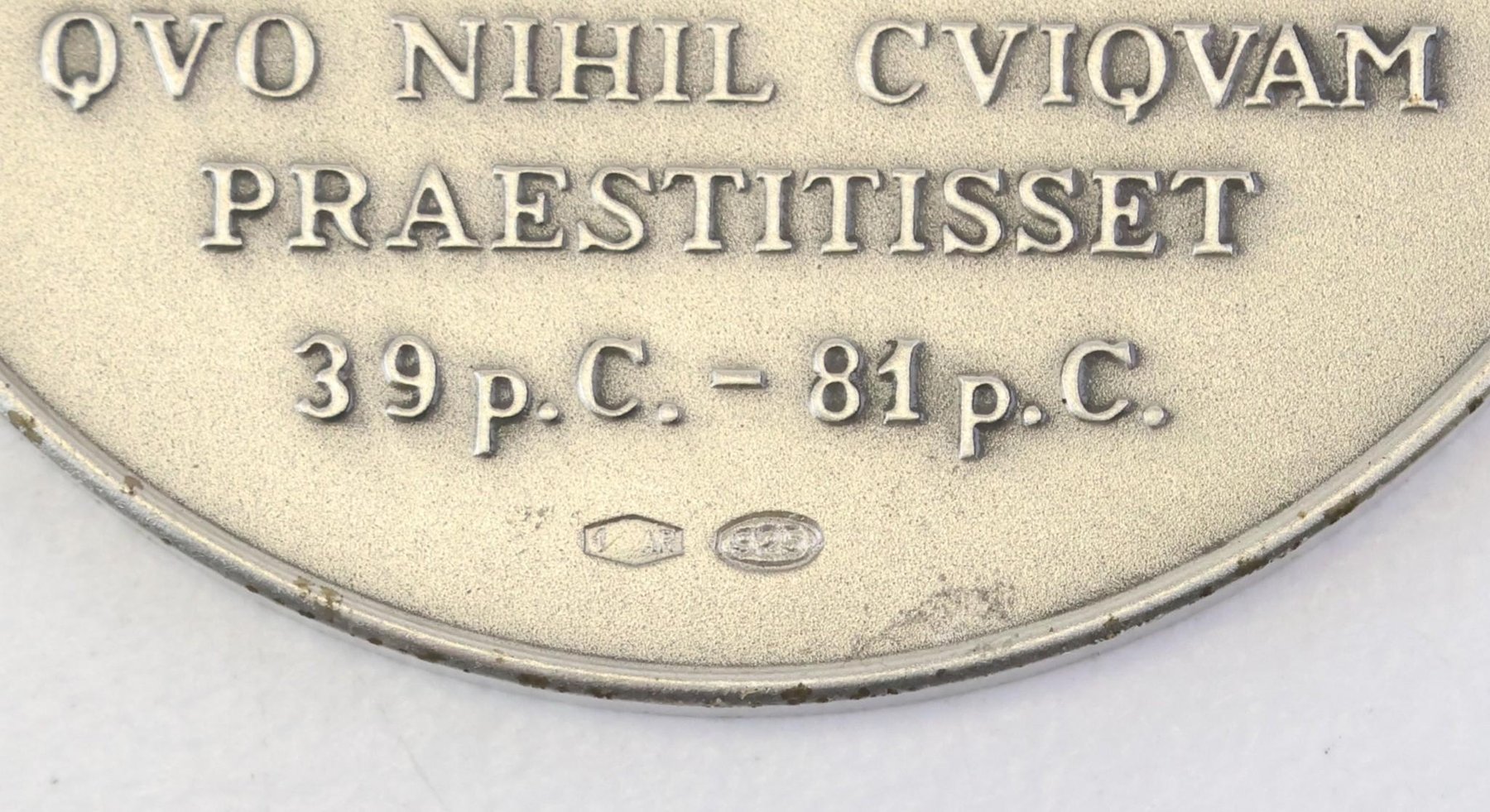 Image for Franklin Mint Sterling Silver Twelve Caesars Medals (12)